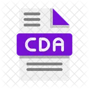 Archivo cda  Icono