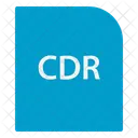 Cdr Extension Archivo Icono