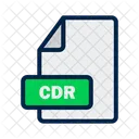 Cdr Archivo Formato Icono