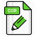 Cdr Archivo Formato Icono