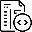 Codificacion Desarrollo Programacion Icono