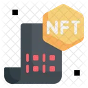 Codificacion Digital Nft Icono