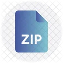 Zip Archivo Archivo Comprimido Icono