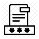 Contrasena Bloqueo Seguridad Icono