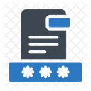 Contrasena Bloqueo Seguridad Icono