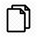 Copiar Archivos Copiar Archivos Copiar Documentos Icono