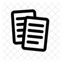 Copiar Archivos Copiar Archivos Copiar Documentos Icono