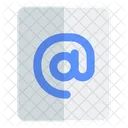 Archivo de correo  Icono