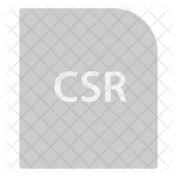 Archivo csr  Icono