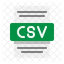 Archivo CSV  Icono