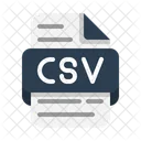 Archivo CSV  Icono