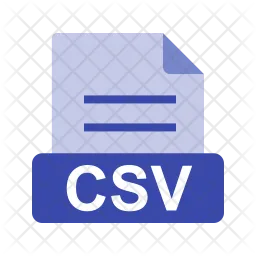 Archivo CSV  Icono