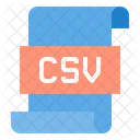 Archivo CSV  Icono