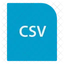 Archivo CSV  Icono