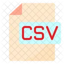 Archivo CSV  Icono