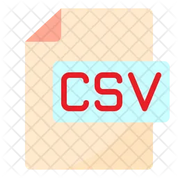 Archivo CSV  Icono