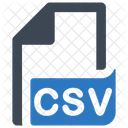 Archivo CSV  Icono