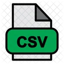 Archivo CSV  Icono