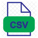 Archivo CSV  Icono