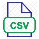 Archivo CSV  Icono