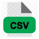 Archivo CSV  Icono