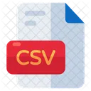 Archivo CSV  Icono
