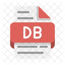 Archivo Db Base De Datos Formato Icono