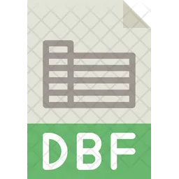 Archivo dbf  Icono