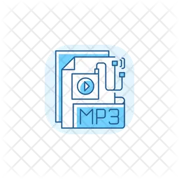 Archivo de audio mp3  Icono