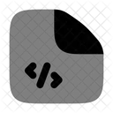 Archivo De Codigo Icono