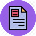 Archivo De Contenido Contenido Documento Icono