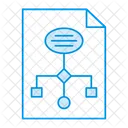 Archivo de diagrama  Icono