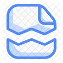 Archivo Crash Documento Papel Icono