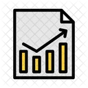 Archivo De Informe Comercial Flecha Comercial Grafico De Crecimiento Icono