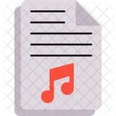 Archivo Musica Archivo De Audio Icono