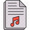 Archivo Musica Archivo De Audio Icono
