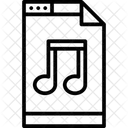 Archivos Y Carpetas Musica Archivo De Musica Icono