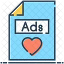 Archivo de publicidad  Icono