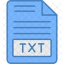 Archivo De Texto Documento Formato De Archivo Icon