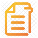 Archivo De Texto Texto Archivo Icono