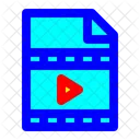 Archivo De Video Datos De Video Archivo De Pelicula Icono