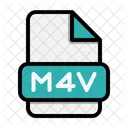 M 4 V Archivo Documento Icono