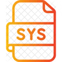 Archivo De Sistema De Windows Icono