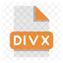 Divx Video Divx Archivo De Video Icono