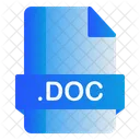 Doc Extension Archivo Icono