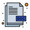 Archivo doc  Icono