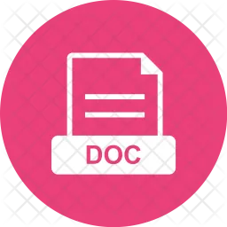 Archivo doc  Icono