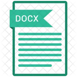 Archivo docx  Icono