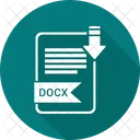 Docx Extension Documento Icono