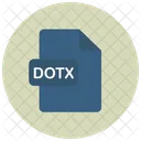 Archivo dotx  Icono